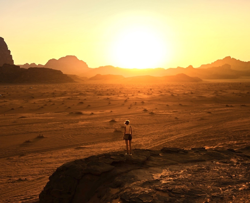 ATARDECER EN WADI RUM